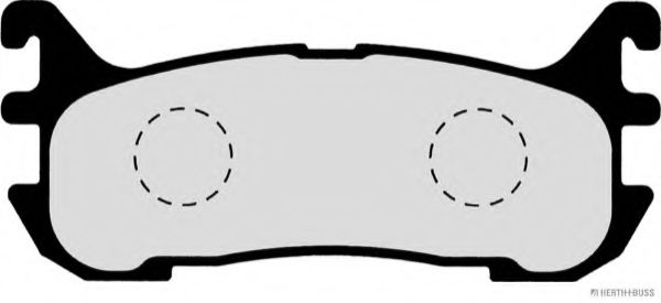 Комплект тормозных колодок, дисковый тормоз HERTH+BUSS JAKOPARTS J3613012