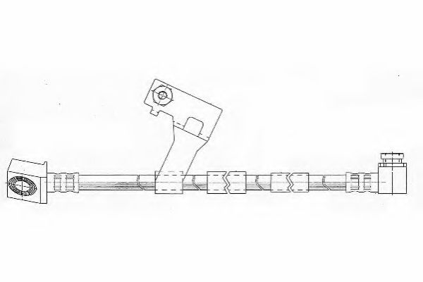 Тормозной шланг FERODO FHY2171