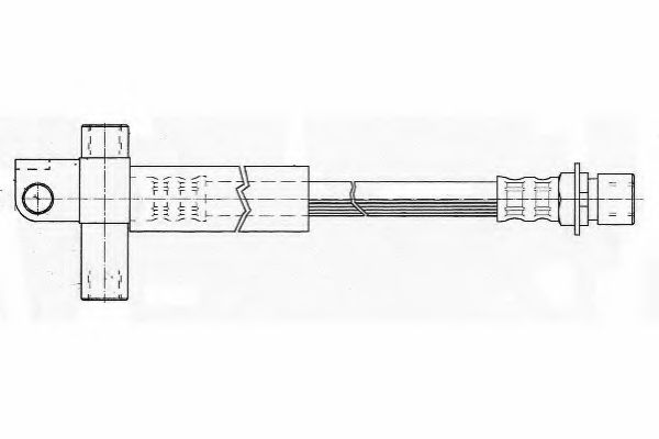 Тормозной шланг FERODO FHY2342