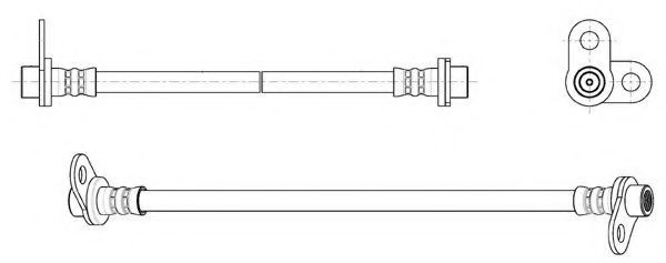 Тормозной шланг FERODO FHY2749