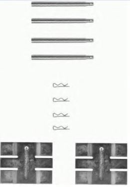 Комплектующие, колодки дискового тормоза BREMBO A 02 293