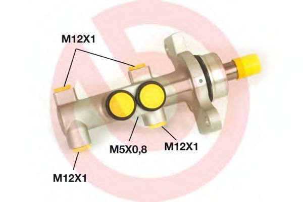 Главный тормозной цилиндр BREMBO M 61 028