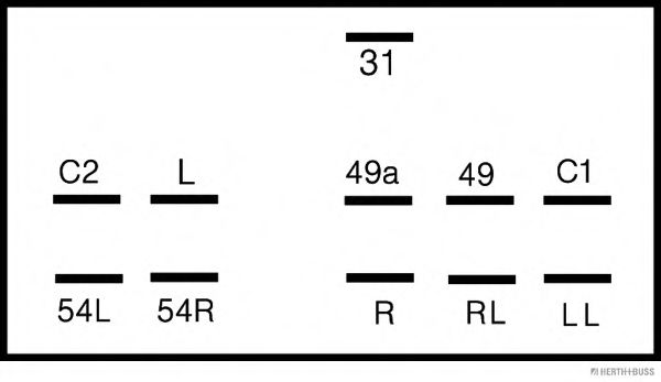 Прерыватель указателей поворота AUGER 75190