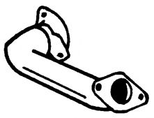 Труба выхлопного газа AKS DASIS SG37102