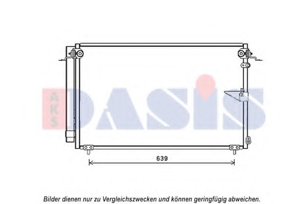 Конденсатор, кондиционер AKS DASIS 212091N
