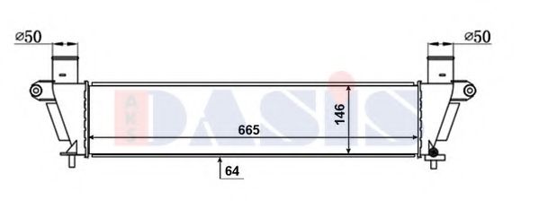 Интеркулер AKS DASIS 237001N
