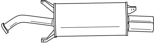 Глушитель выхлопных газов конечный AKS DASIS SG53628