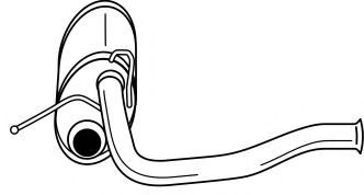 Средний глушитель выхлопных газов AKS DASIS SG45445