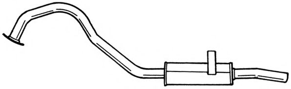 Глушитель выхлопных газов конечный AKS DASIS SG38613