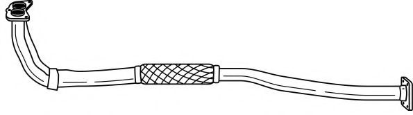 Труба выхлопного газа AKS DASIS SG38130