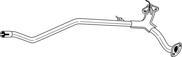 Труба выхлопного газа AKS DASIS SG34506