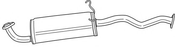 Глушитель выхлопных газов конечный AKS DASIS SG24619