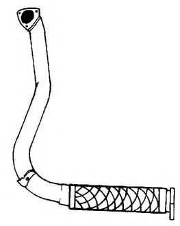 Труба выхлопного газа AKS DASIS SG16123