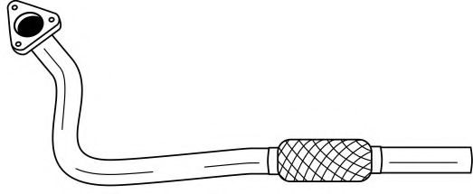 Труба выхлопного газа AKS DASIS SG16108