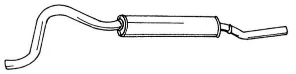 Глушитель выхлопных газов конечный AKS DASIS SG12647