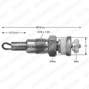 Свеча накаливания DELPHI HDS316