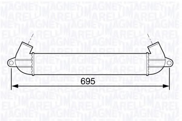 Интеркулер MAGNETI MARELLI 351319203440