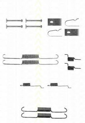 Комплектующие, тормозная колодка TRISCAN 8105 142564