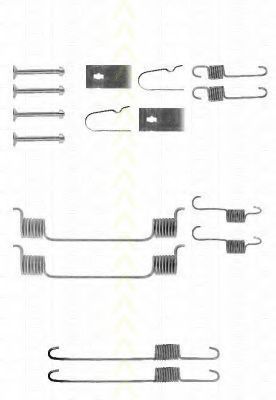 Комплектующие, тормозная колодка OEMparts D10126310