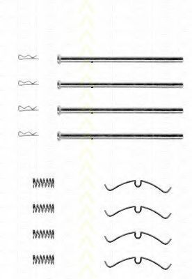 Комплектующие, колодки дискового тормоза TRISCAN 8105 701264