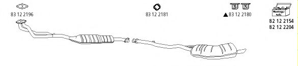 Система выпуска ОГ HJS BMW_91