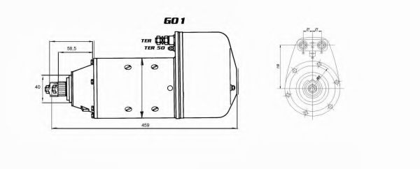 Стартер DELCO REMY 19024800