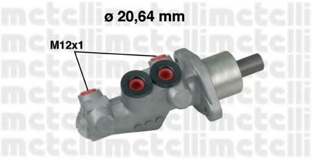 Главный тормозной цилиндр METELLI 05-0584