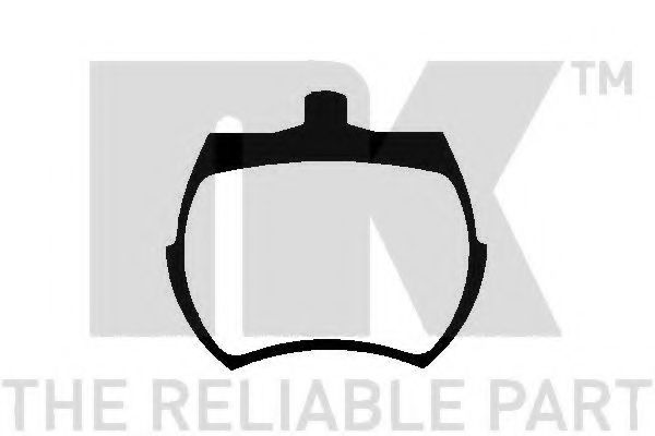 Комплект тормозных колодок, дисковый тормоз NK 229900