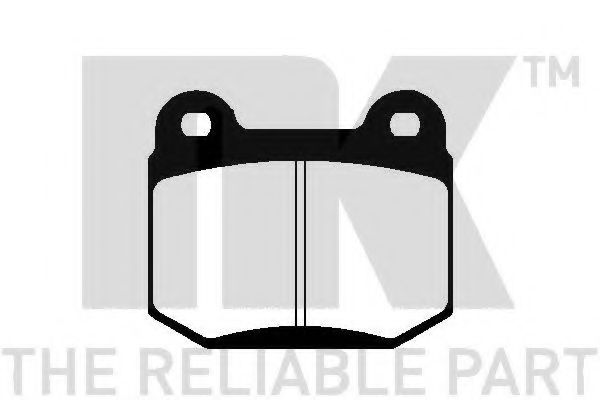 Комплект тормозных колодок, дисковый тормоз NK 229903