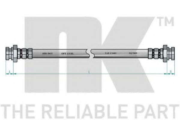 Тормозной шланг NK 855227