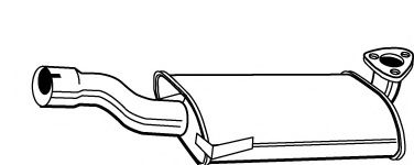 Средний глушитель выхлопных газов FONOS 610549