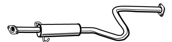 Средний глушитель выхлопных газов FONOS 615250