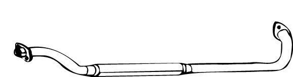 Средний глушитель выхлопных газов FONOS 21816