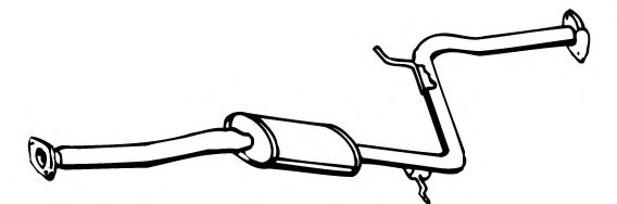 Средний глушитель выхлопных газов FONOS 617543