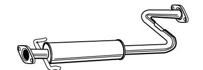 Средний глушитель выхлопных газов FONOS 615325