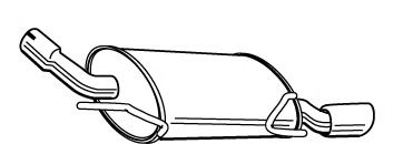 Глушитель выхлопных газов конечный FONOS 617877