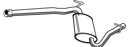 Средний глушитель выхлопных газов FONOS 616974