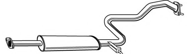 Средний глушитель выхлопных газов FONOS 23493