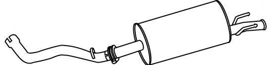 Глушитель выхлопных газов конечный EBERSPÄCHER 17349