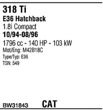 Система выпуска ОГ FONOS BW31843