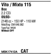 Система выпуска ОГ FONOS MBK17412A