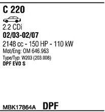 Система выпуска ОГ FONOS MBK17864A