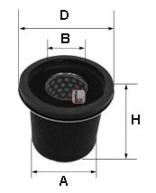 Воздушный фильтр TECNOCAR A102