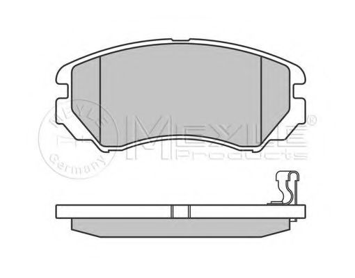 Комплект тормозных колодок, дисковый тормоз MEYLE 23892