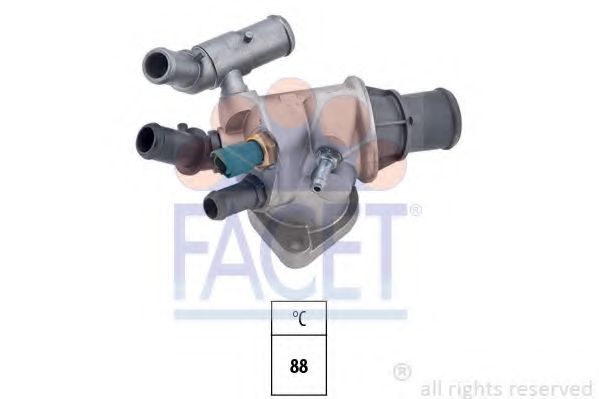 Термостат, охлаждающая жидкость FACET 7.8572