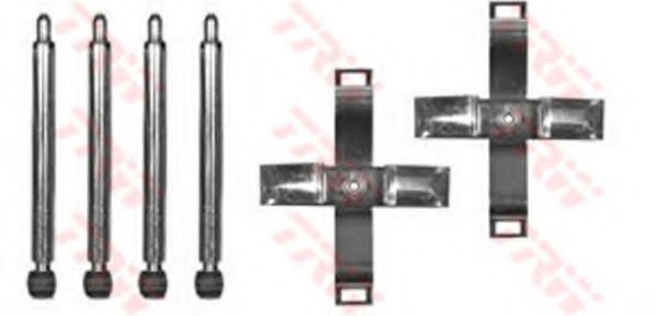 Комплектующие, колодки дискового тормоза TRW PFK387