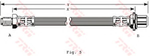 Тормозной шланг TRW PHB251