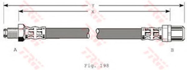 Тормозной шланг TRW PHB350