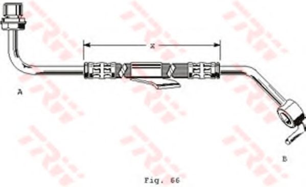 Тормозной шланг TRW PHD249