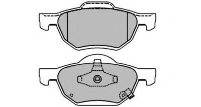 Комплект тормозных колодок, дисковый тормоз AISIN ASN-2234